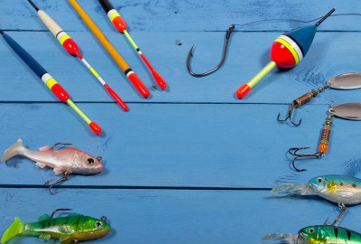 wobbler, floats and fishing accessories