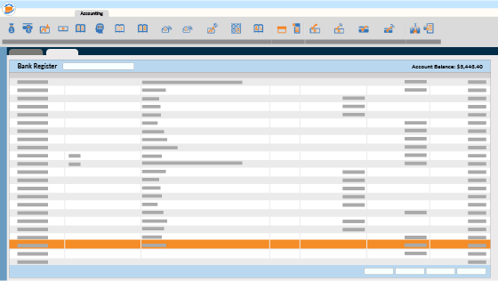 RM Accounting Screenshot