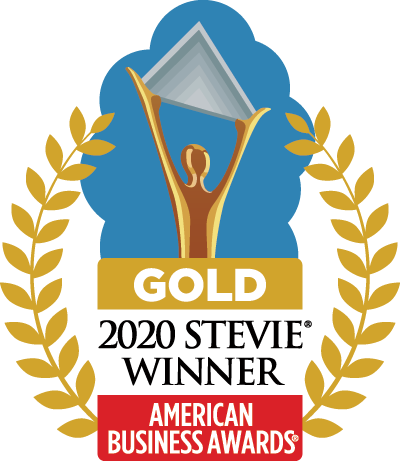 Gold Stevie Winner for Mobile App, Live Event, & Sales Brochure logo