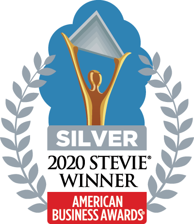 Silver Stevie Winner for Entrepreneur of the Year, Dave Hegemann logo