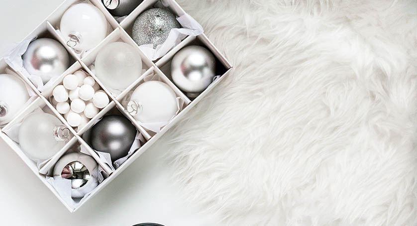 White and Silver Ornaments