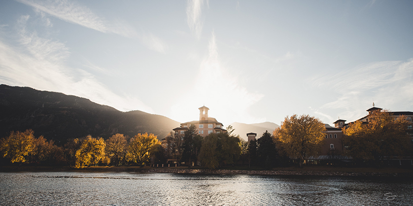 Broadmoor At Sunset