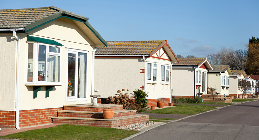 manufactured houses, which are being affected by staffing shortages