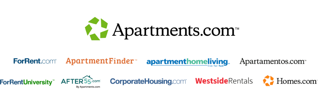 Apartments.com Network Sites logos